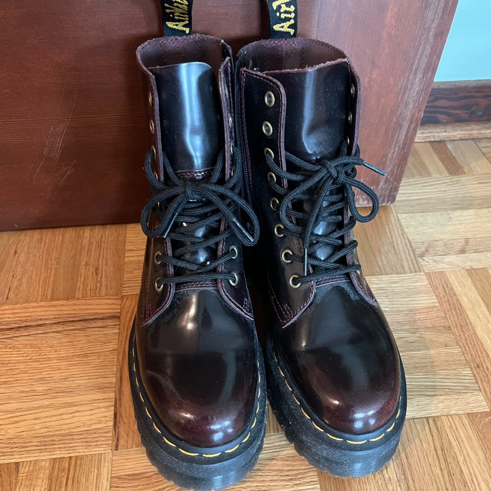 SOLD Like New Doc Martens Cherry red Arcadia Jadon size 8